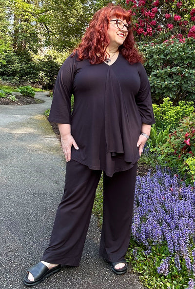 Fluid Tunic - Ink Bamboo