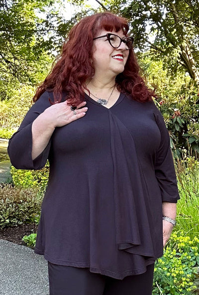 Fluid Tunic - Ink Bamboo