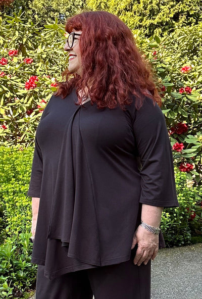 Fluid Tunic - Ink Bamboo