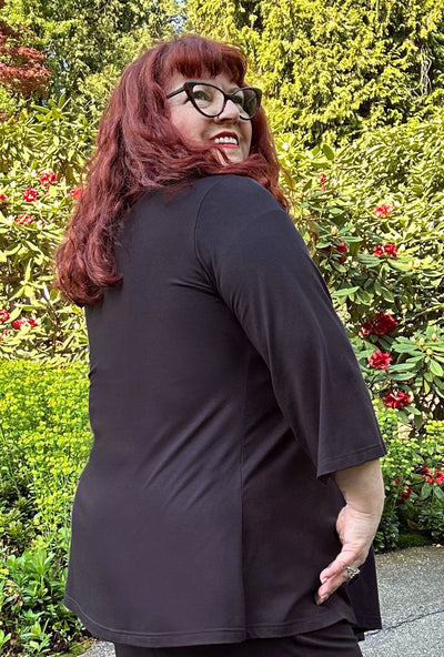 Fluid Tunic - Ink Bamboo