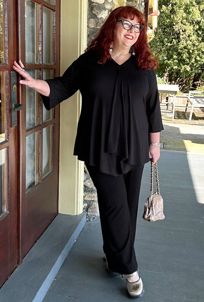 Fluid Tunic - Black Bamboo