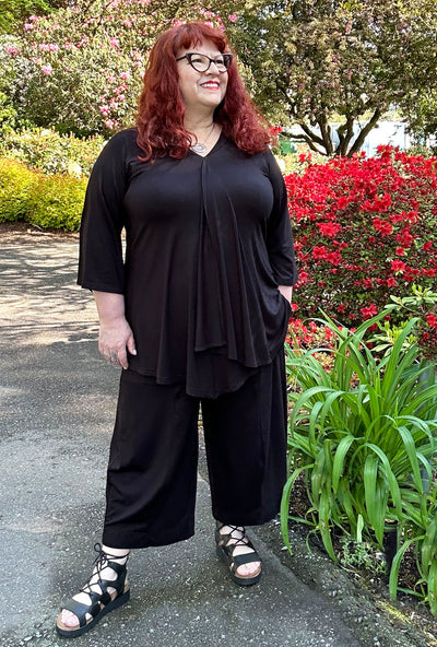 Fluid Tunic - Black Bamboo
