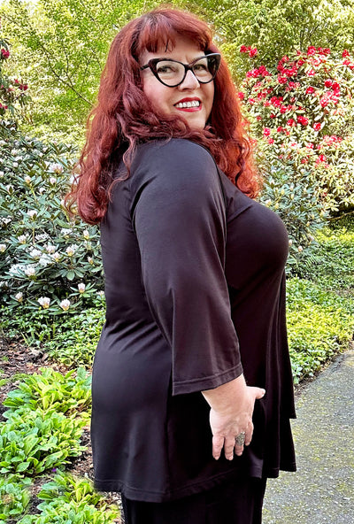Fluid Tunic - Black Bamboo