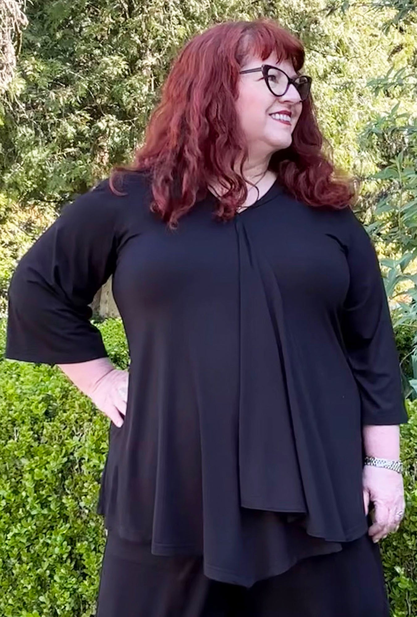 Fluid Tunic - Black Bamboo