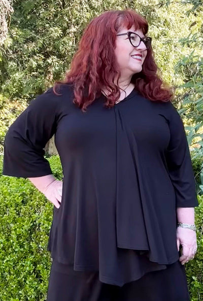 Fluid Tunic - Black Bamboo