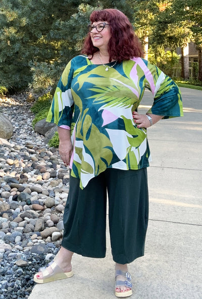 Angle Crop Pant - Rainforest Bamboo
