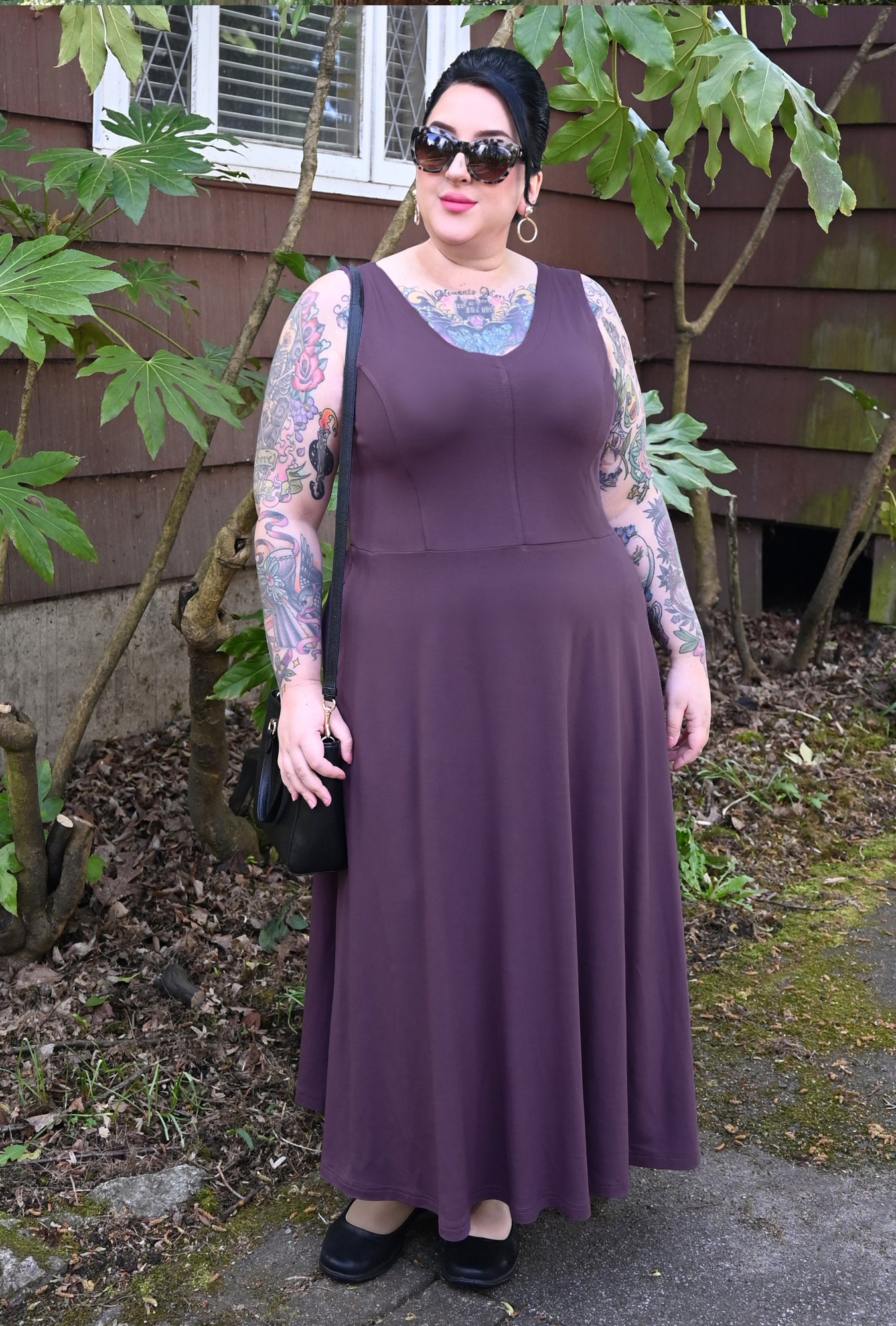 Charlie Dress - Mauve Bamboo