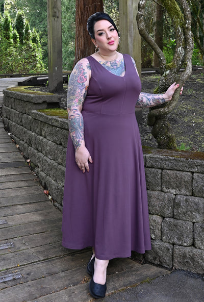 Charlie Dress - Mauve Bamboo