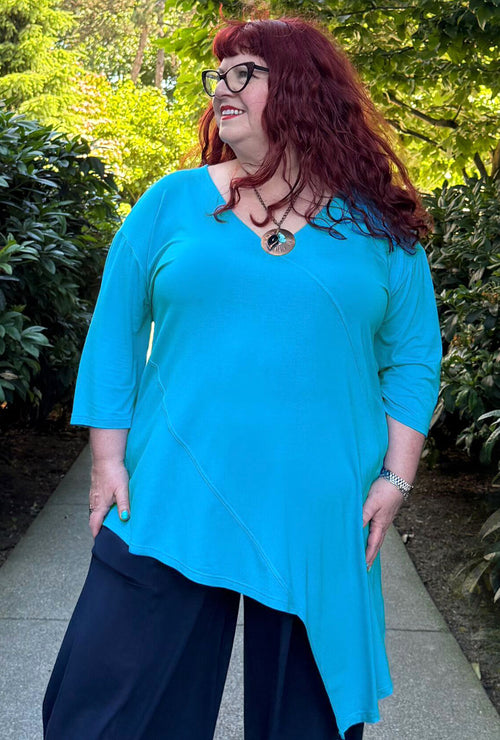 Direct Tunic -Azure Bamboo