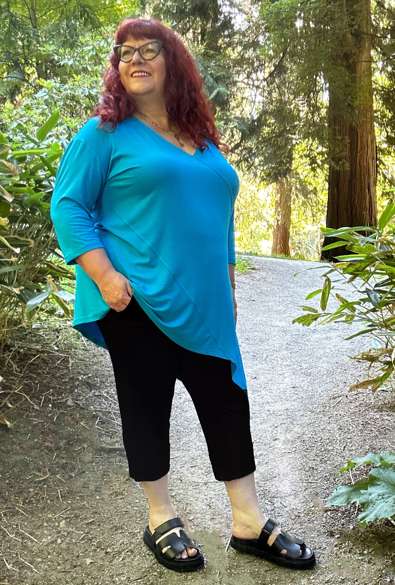 Direct Tunic -Azure Bamboo
