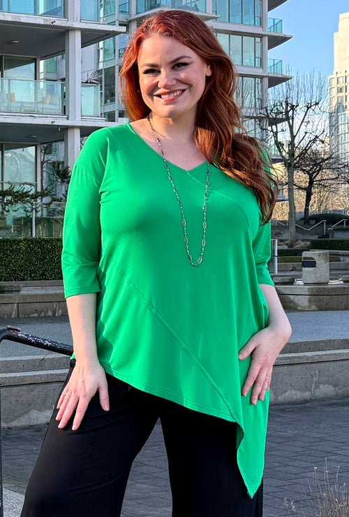 Direct Tunic - Emerald Bamboo