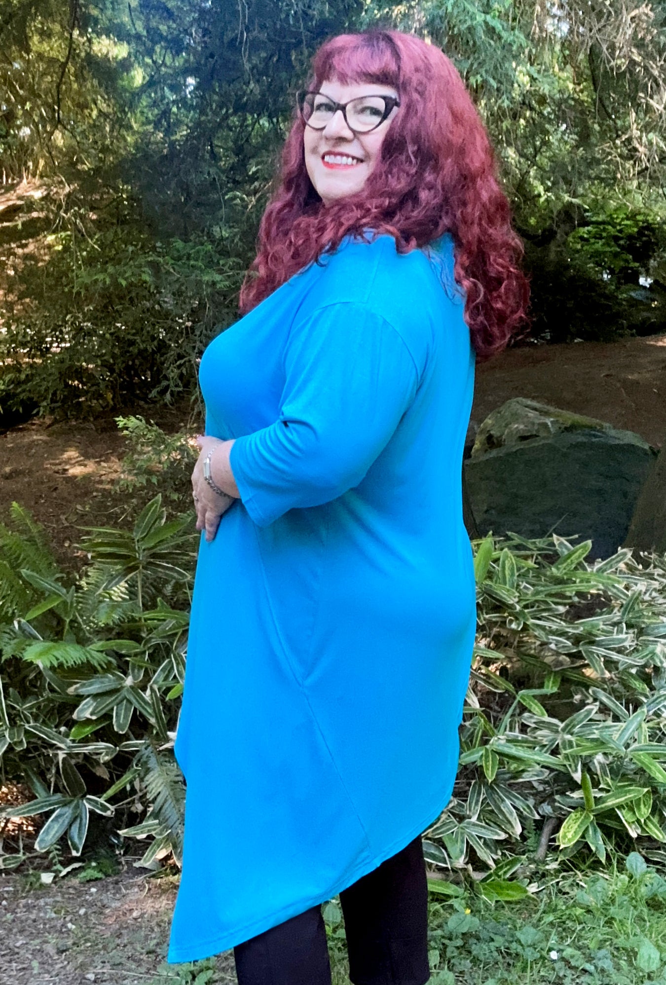 Direct Tunic -Azure Bamboo