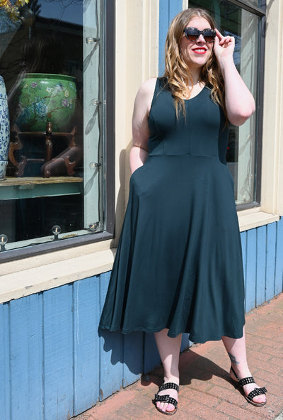 Charlie Dress - Rainforest Bamboo