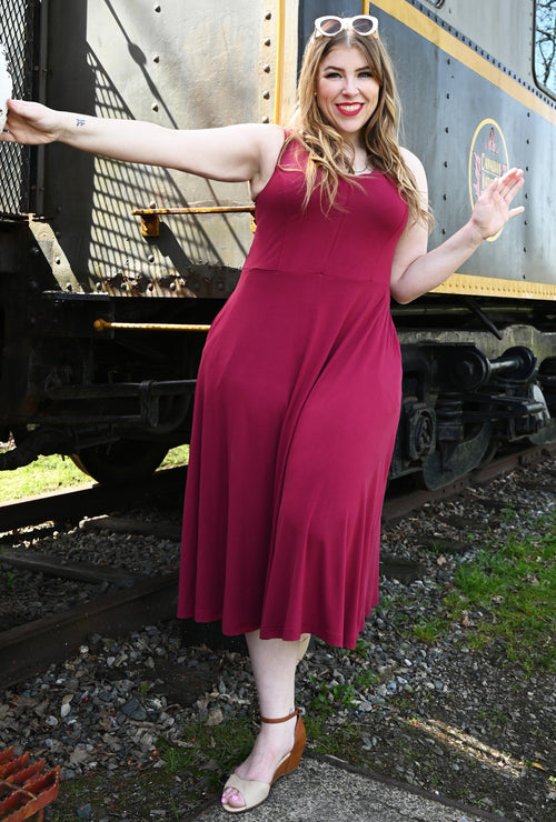 Charlie Dress - Passionflower Bamboo
