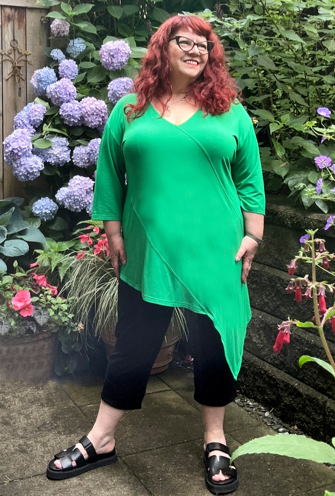 Direct Tunic - Emerald Bamboo