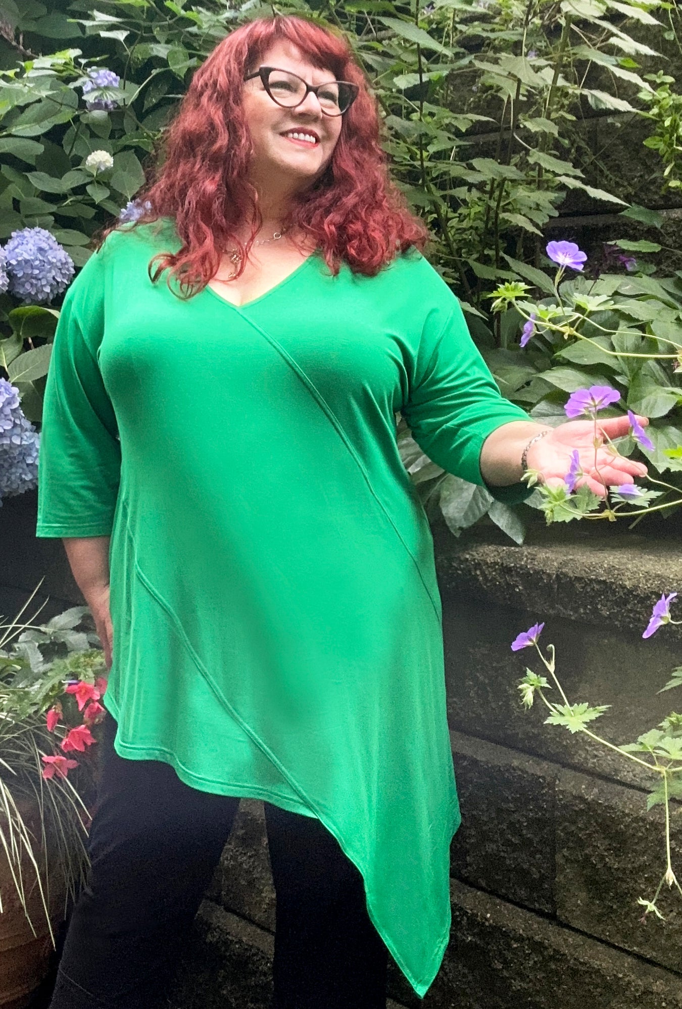 Direct Tunic - Emerald Bamboo