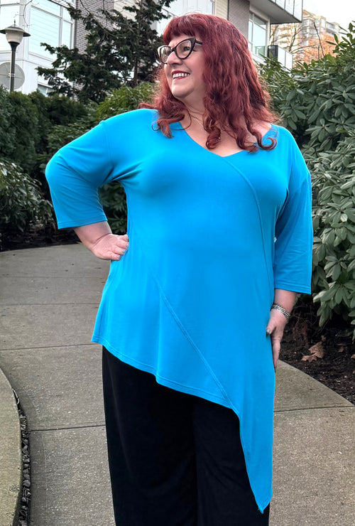 Direct Tunic -Azure Bamboo