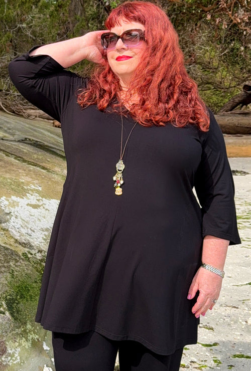 Robin Tunic - Black Bamboo