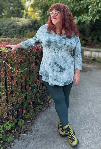 Market Tunic - Spruce Tie Dye Bamboo