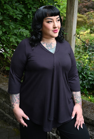 Fluid Tunic - Ink Bamboo