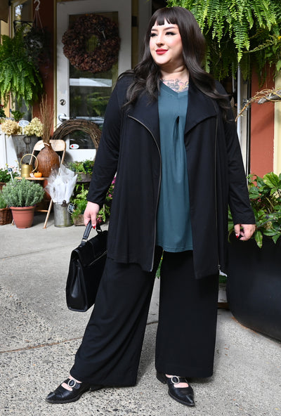 Swing Zip Jacket - Black Bamboo