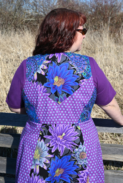 Viola Vest - Purple Cactus Flower