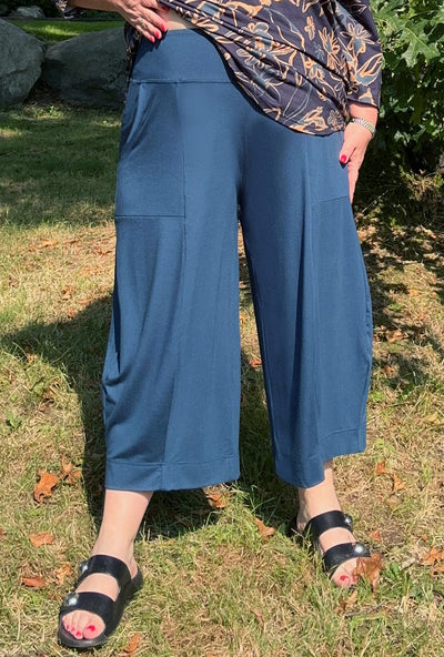 Angle Crop Pant - Admiral Bamboo