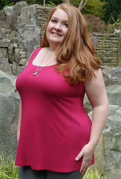 Clever Cami - Raspberry Bamboo