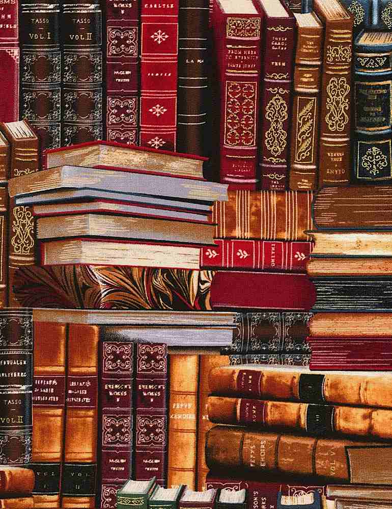 Kate Cotton Coat - Page Turner - Library Book Print
