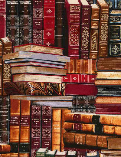 Kate Cotton Coat - Page Turner - Library Book Print
