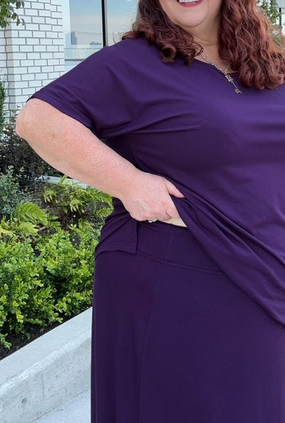 Maxi Skirt - Amethyst Bamboo