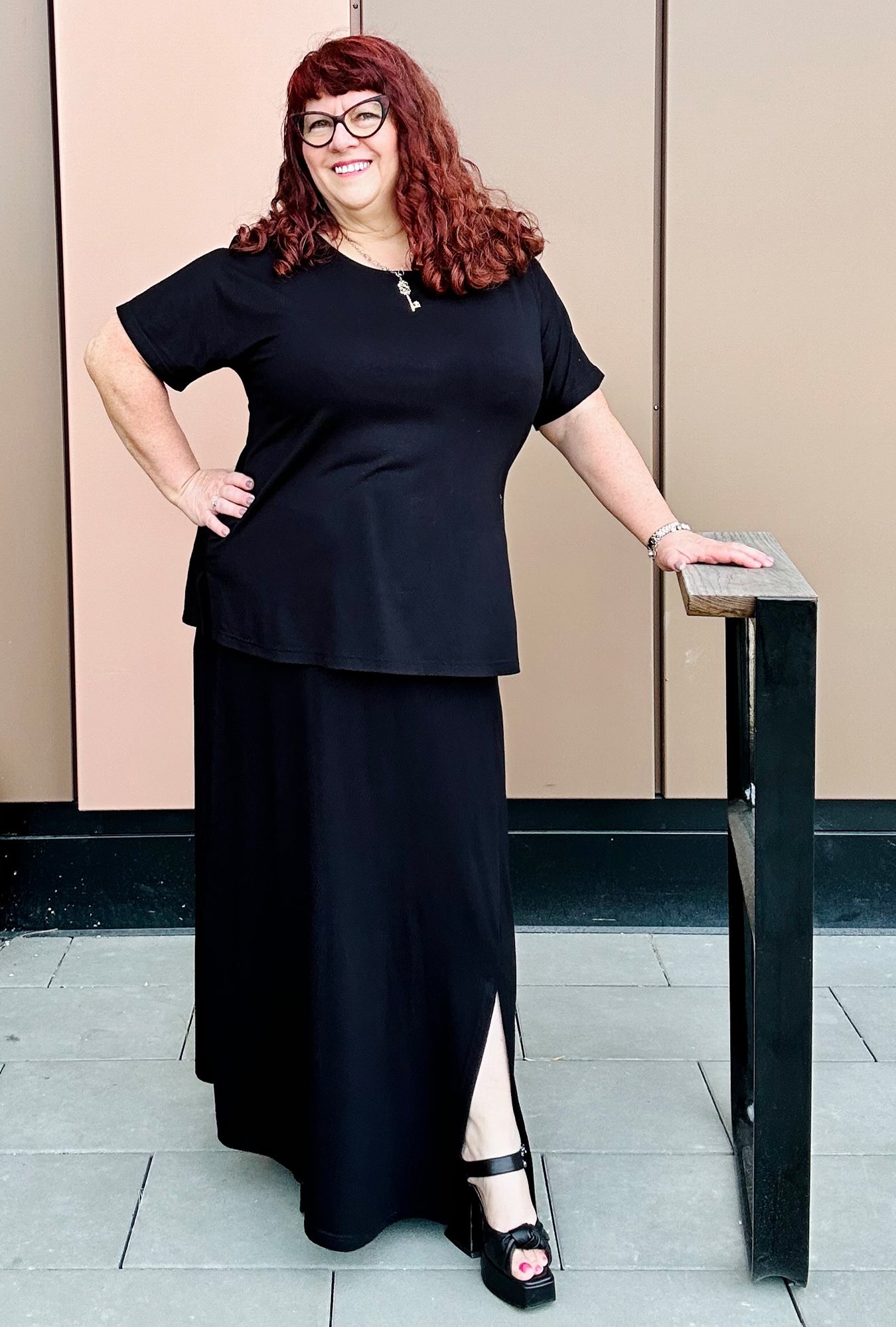 Maxi Skirt - Black Bamboo