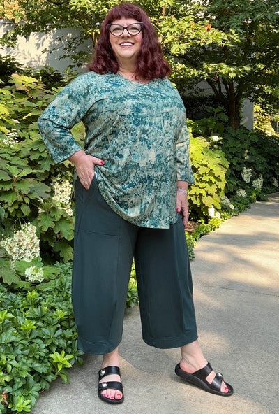 Angle Crop Pant - Rainforest Bamboo