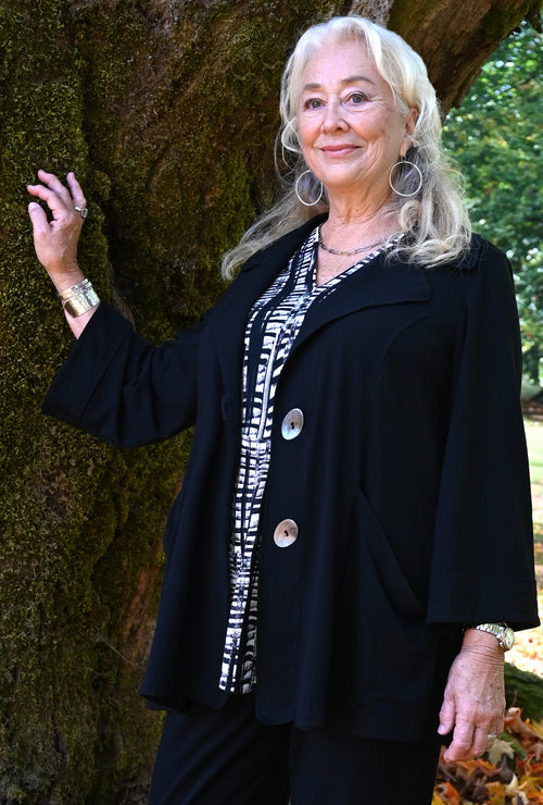 Uptown Jacket - Black Bamboo