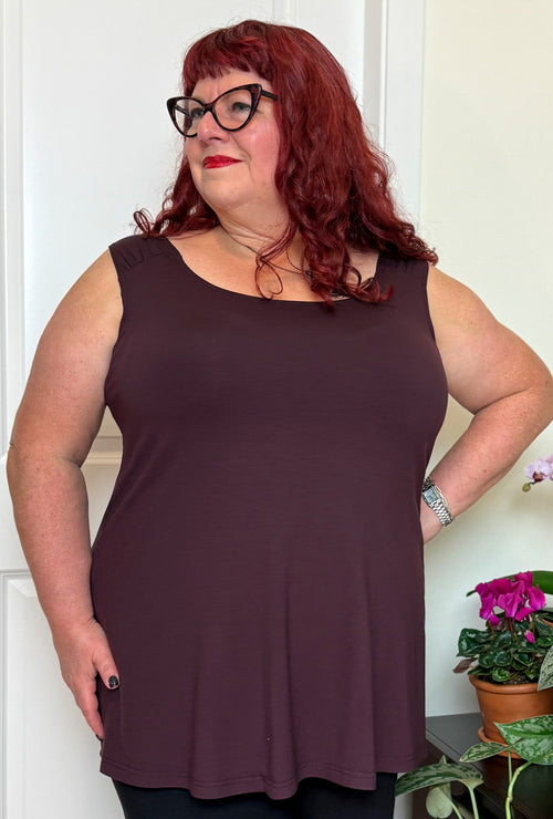 Clever Cami - Plum Bamboo