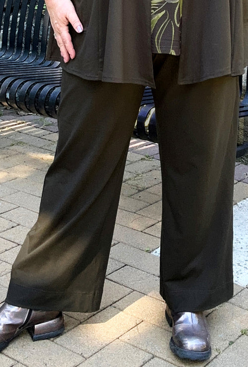 Petite Spirit Straight Leg Pant - Olive Bamboo