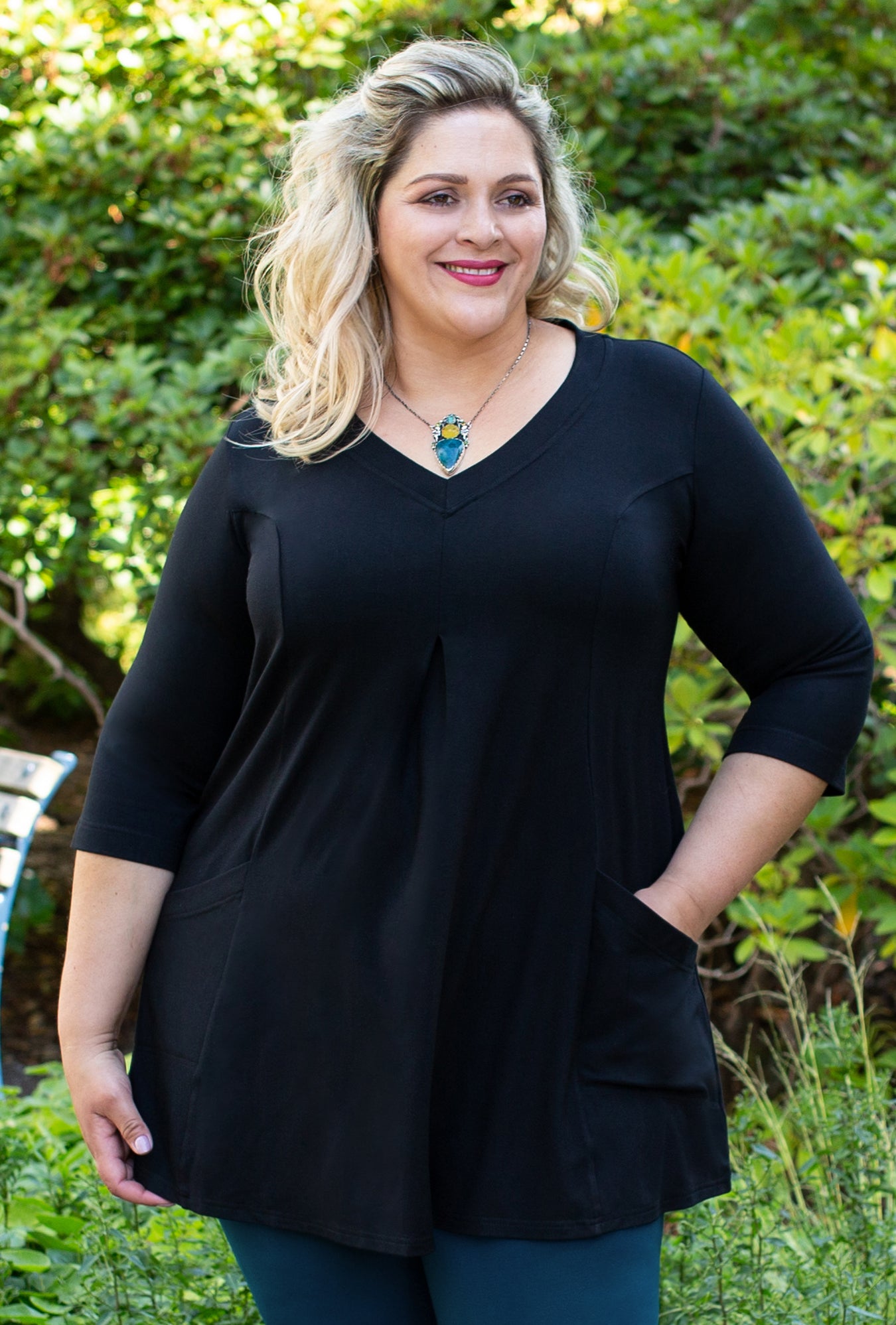 Playful Tunic - Black Bamboo