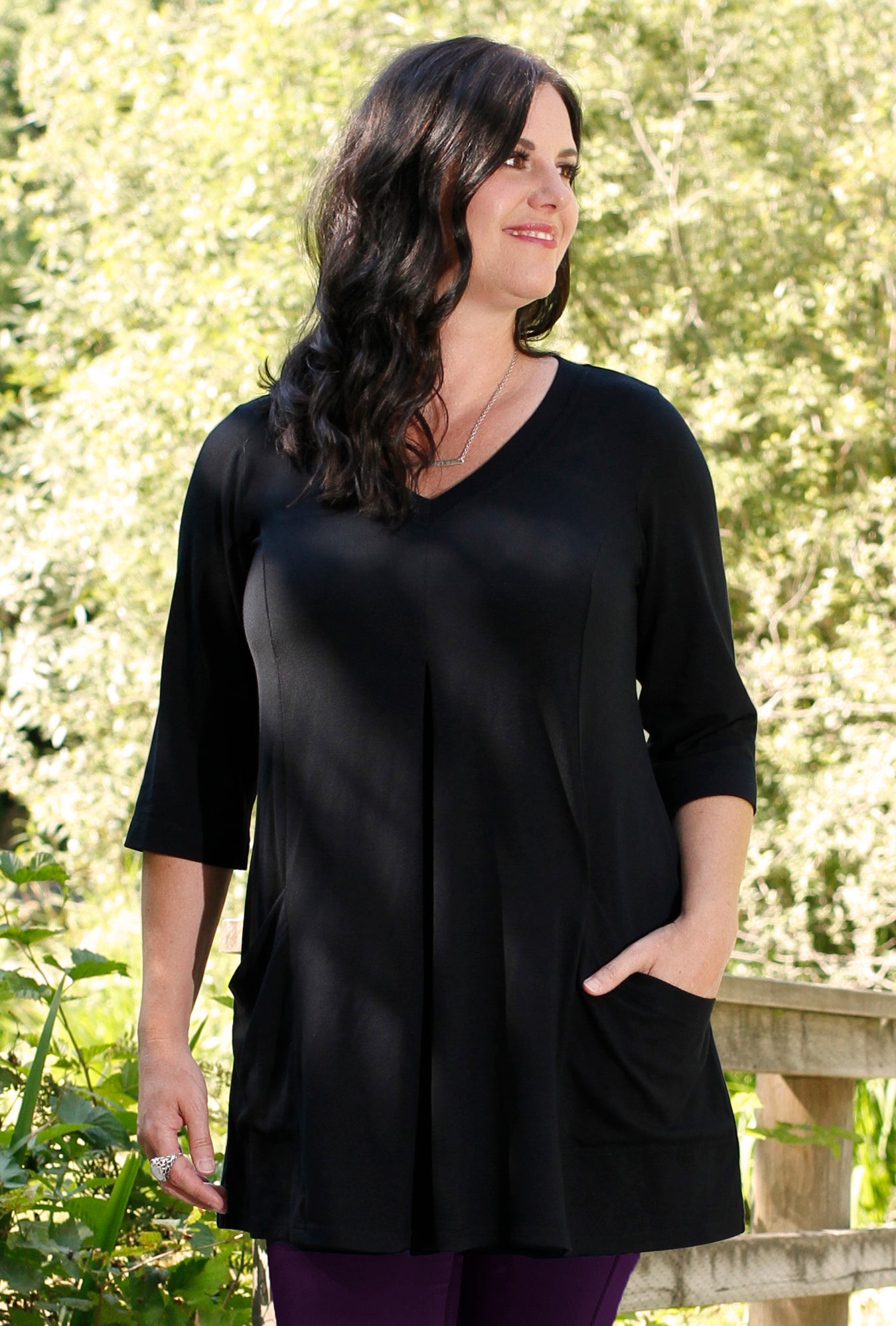 Playful Tunic - Black Bamboo