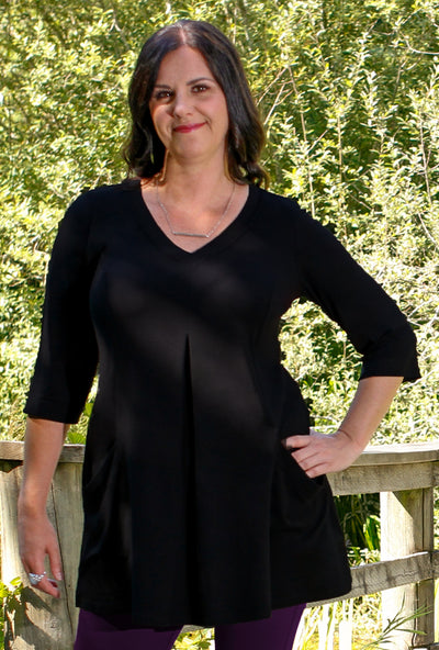 Playful Tunic - Black Bamboo