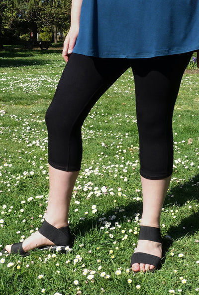 Cafe Legging - Black Bamboo