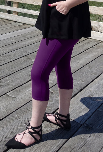 Cafe Legging - Amethyst Bamboo