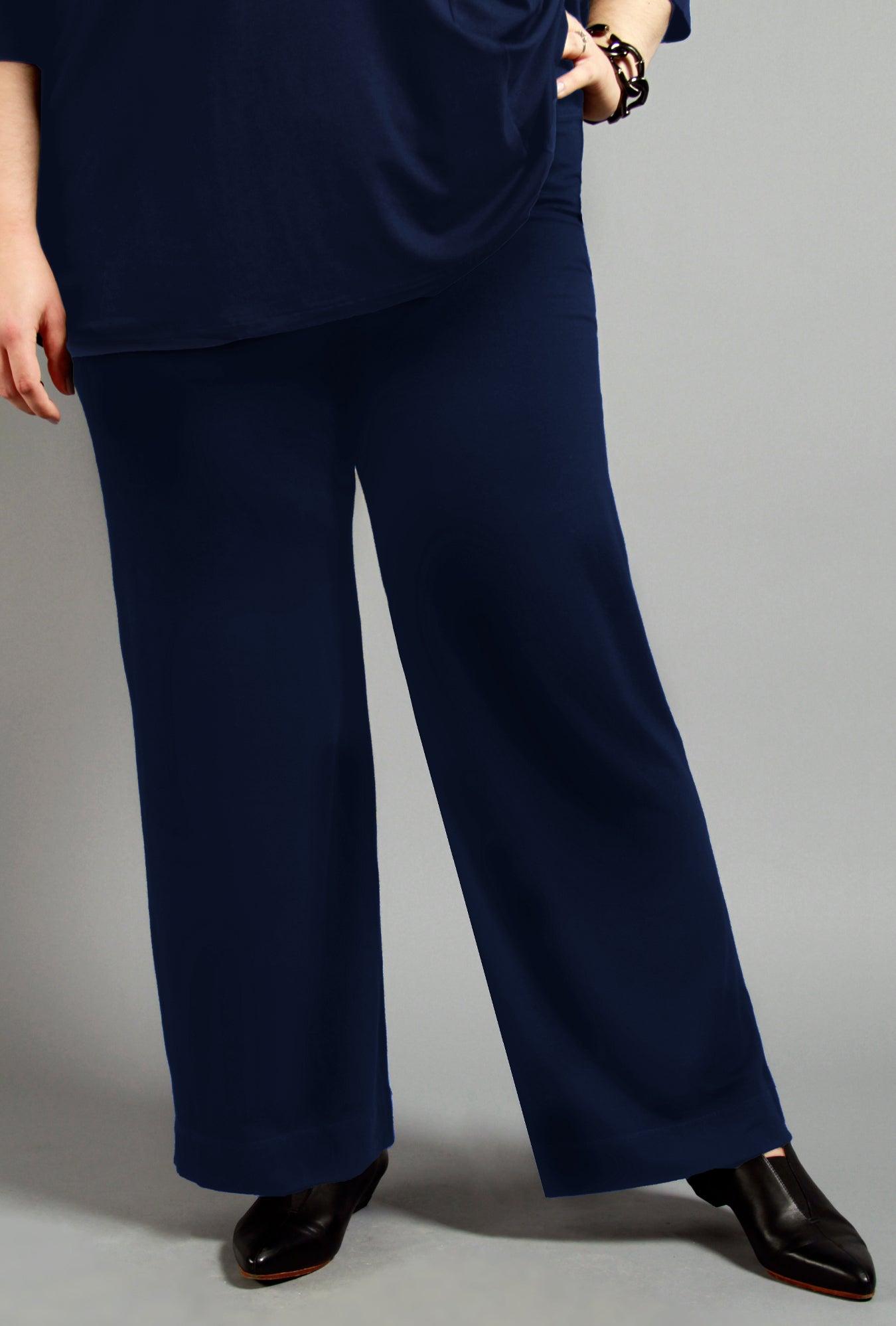 Petite Flex Pant - Navy Bamboo